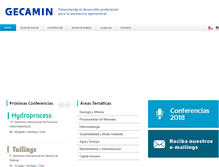 Tablet Screenshot of gecamin.com